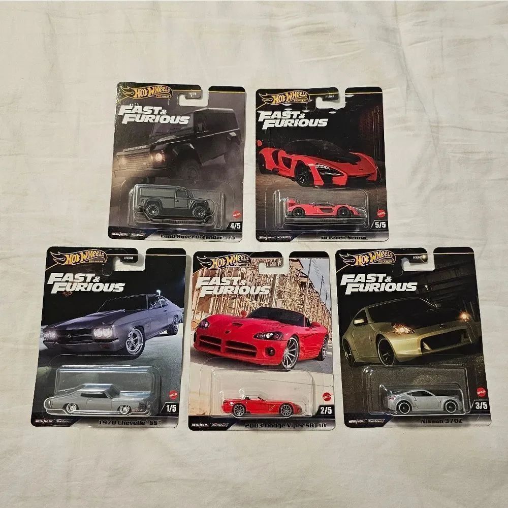 HotWheels Premium Full Set Of 5